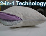 CozyCloud™ Deluxe 2-in-1 Adjustable Memory Foam Pillow